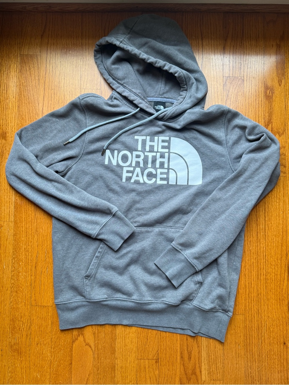 The North Face Men's Gray Logo Hoodie size M